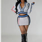 Motorsport skirt set