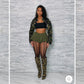 Crop Camo Jacket