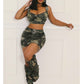 Diva Camo Skirt Set