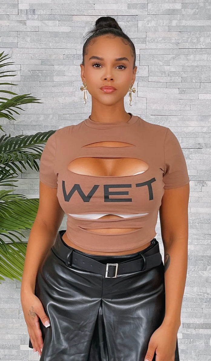 Wet Wet distressed shirt