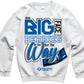 BIG FACE CREWNECK SWEATSHIRT